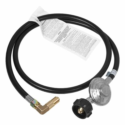 #ad 5FT Propane Hose amp; Propane Elbow Adapter RV Kit for Blackstone 17quot; 22quot; Griddle $24.99