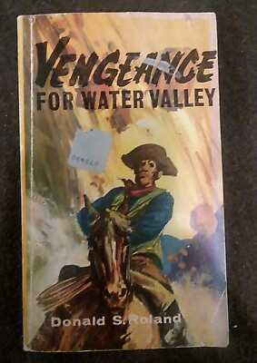 #ad Mustang Vengeance For Water Valley Donald Roland Printed Hungary 1971 Western PB $9.99