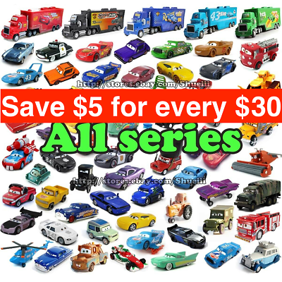#ad Disney Pixar Cars Lot Lightning McQueen 1:55 Diecast Metal Car Toy Gift for Boy $6.99