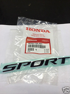 #ad Genuine OEM Honda Chrome Sport Emblem $43.95