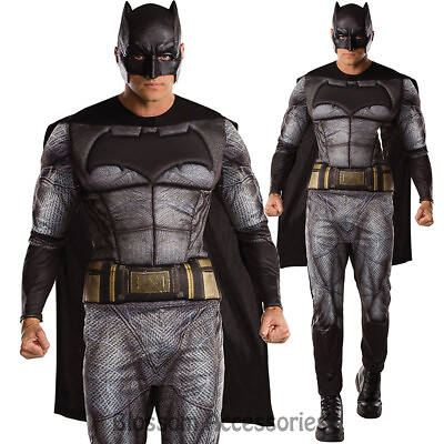 #ad CL855 Batman vs Superman Dawn of Justice Batman Muscle Hero Fancy Dress Costume AU $79.50