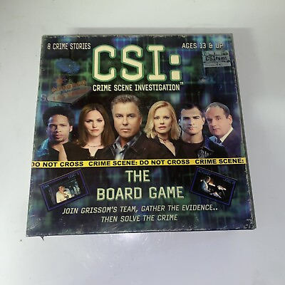 #ad CSI: CRIME SCENE INVESTIGATION. THE BOARD GAME 2004. COMPLETE $35.00