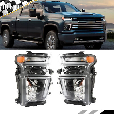 #ad Left Sideamp;Right Side For Chevy Silverado 2020 2021 2022 2023 Headlights LED $751.21