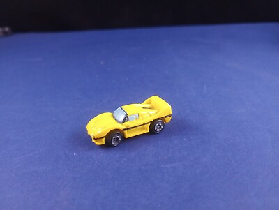 #ad Vtg Micro Machines Yellow Sports Car *196 3BC2 $9.00