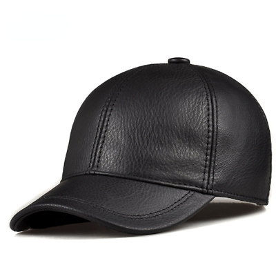 #ad Spring Leather Baseball Sport Cap Hat Men#x27;s Winter Warm New Leather Caps Hats $43.94