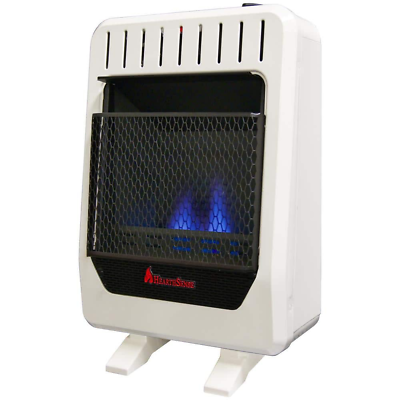 #ad Blue Flame Wall Heater Dual Flame Gas Propane with Base 10000 BTU 2 Setting 10K $193.44