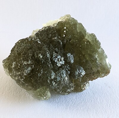 #ad Green Prehnite and Epidote from Morocco Stone Mineral Specimen #8168 $15.95