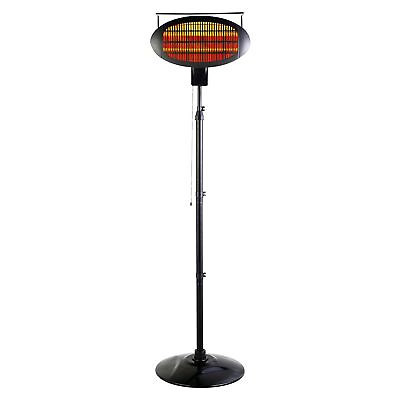 #ad Optimus Garage Outdoor Floor Standing Infrared Patio Heater with Remote $165.98