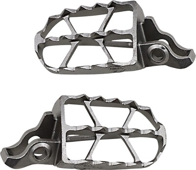 #ad Moose ND Series Offset Footpegs 1 2quot; Offset Silver fits Gas Gas Honda EX XC CR $124.95