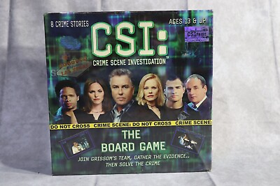#ad CSI Crime Scene Investigation The Board Game 2004 Brand New Sealed $49.99