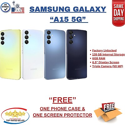 #ad #ad Samsung Galaxy A15 5G 128GB GSM UNLOCKED 6GB RAM Dual Sim 6.5quot; LATIN Version $157.99