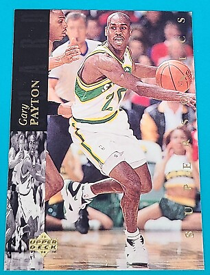 #ad 1993 Upper Deck SE #131 Gary Payton Seattle Basketball Card Z5 $2.49