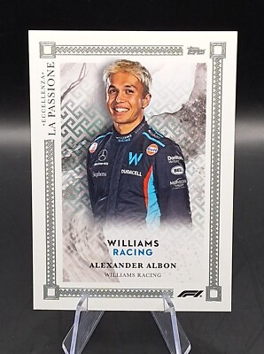 #ad 2023 Topps Eccellenza Alexander Albon FORMULA 1 Williams Racing Driver $20.00