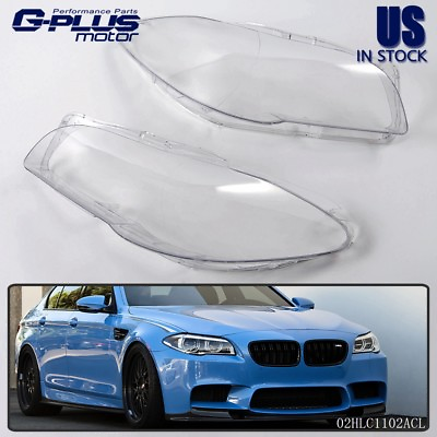 #ad Fit For BMW F10 F18 520 523 525 535 530 10 14 Clear Headlight Replacement Lens $36.57