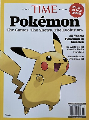 #ad PIKACHU POKEMON 25 YEARS IN AMERICA 2024 TIME Magazine Special Edition NEW $15.00