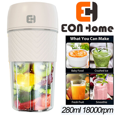 #ad Portable Personal Size Blenderfor Shakes and Smoothies USB Blender Bottle 280ML $17.99