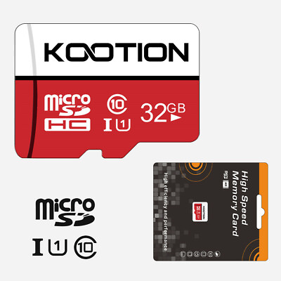 #ad Kootion Red 32GB Ultra Micro SDHC UHS I Memory SD Card TF Cards Memory Card Lot $5.25