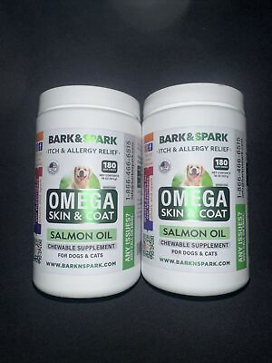 #ad 2Bark amp; Spark Omega Chews Itch and Allergy Relief 180 Soft Chew for dogsExp10 26 $29.99