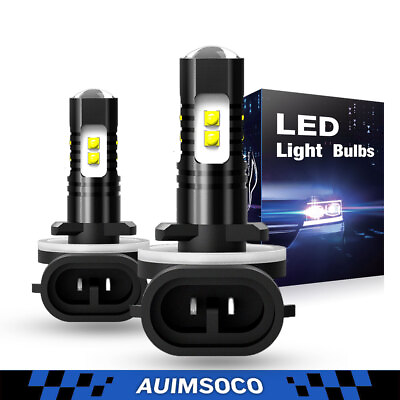 #ad 2Pcs 881 LED Fog Light Driving Bulbs Kit For Hyundai Elantra 2000 2017 2X 6000K $16.99