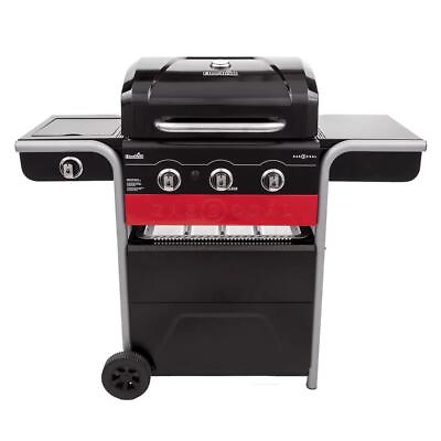 #ad Gas amp; Charcoal Dual Char Broil Combo Grill 3 Burner Side Burner Outdoor Cooking $532.97