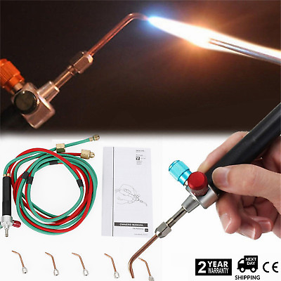 #ad Repairing Torch Mini Gas Torch Micro Torch Oxygen Acetylene Welding Torch 5 Tips $19.96