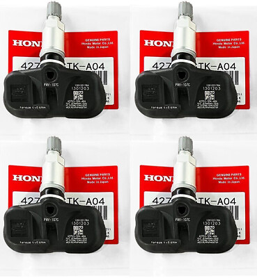 #ad 4PCS TPMS 42753 STK A04 Tire Pressure Sensor For Honda Acura Pilot MDX TSX RDX $46.00