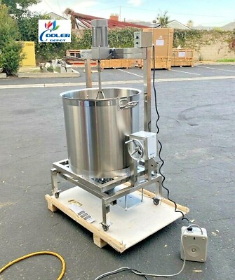 #ad #ad NEW 80L Steam Kettle Mixer Hand Crank Tilt Natural Gas and Electric Stirrer $2265.11