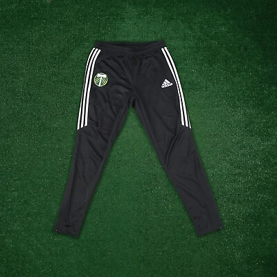 #ad Portland Timbers MLS Adidas Men#x27;s Black Performance Training Pants $34.99