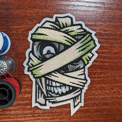 #ad Mummy Patch Horror Movie Monster Goth Punk Embroidered Iron Patch On 3.75x2.75quot; $5.00