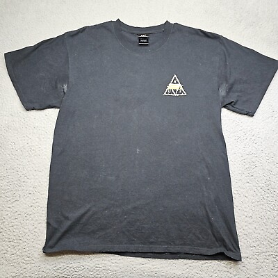 #ad HUF x Street Fighter Mens T Shirt Large II Blanka TT Logo Black Short Sleeve $16.95