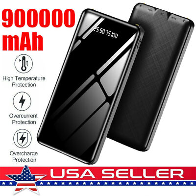 #ad 900000mAh External Portable Power Bank Backup Battery Charger for Cell Phone $14.92