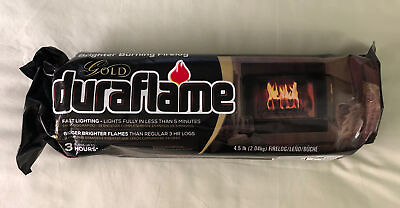 #ad Duraflame Gold 3 hr Firelog LIGHTS In LESS THAN 5 MINUTES SINGLE $26.00