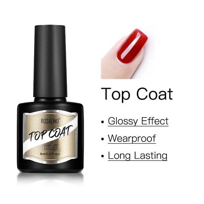 #ad Matte Soak off Nail Polish 8ml Top Coat Nail Gels Manicure Decorations 1pc Set $8.46