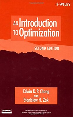 #ad AN INTRODUCTION TO OPTIMIZATION 2ND EDITION By Edwin K. P. Chong amp; Stanislaw H. $31.75