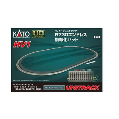 #ad NEW Kato Set Unitrack HV1 Outer Track Oval HO Scale 3 111 $73.89