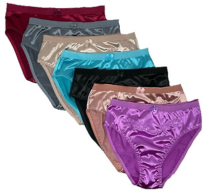 #ad Sissy Style Satin Bikini Bliss: 2 or 6 Pack Shiny Love Panties Get Yours Now $18.99