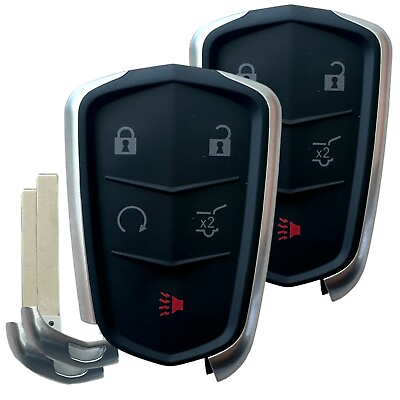 #ad 2 For 2015 2016 Cadillac SRX Keyless Smart Prox Remote Car Key Fob HYQ2AB $34.95