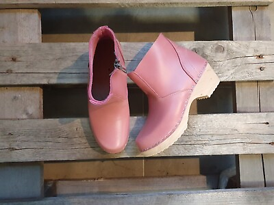 #ad Swedish Clogs Boots Maguba Skovde Barbie Pink Undersized $79.99