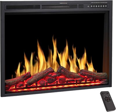 #ad 34quot; 750W 1500W Electric Fireplace Insert 34quot;x26quot; $239.99