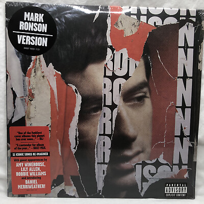 #ad Mark Ronson Version Vinyl LP RCA 2007 Sealed W Hype Stickers Covers Re Imagined $44.00