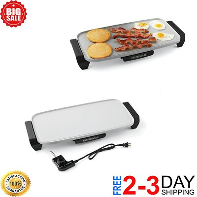 #ad Portable Electric Indoor outdoor Grill Smokeless Non Stick Cooking BBQ Griddle $48.99