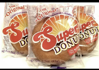 #ad Super Bakery Original SUPER DONUT 2.25 Ounce 40 Donuts FREE SHIPPING $65.00
