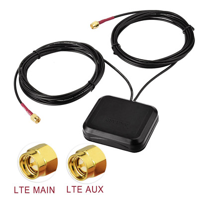 #ad Omni Dual SMA 4G LTE Adhesive Antenna 3M For Huawei B715 B315 B525 E5186 B535 $14.14