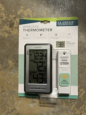 #ad BRAND NEW La Crosse Technology Wireless Thermometer Model #L77840 $19.99