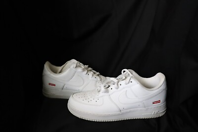 #ad Nike Air Force 1 Low Supreme Triple White CU9225 100 Fashion Shoes Beautiful $129.99