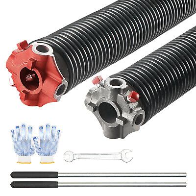 #ad VEVOR Garage Door Torsion Springs Pair of 0.25 x 2 x 30inch with Winding Bars $49.99