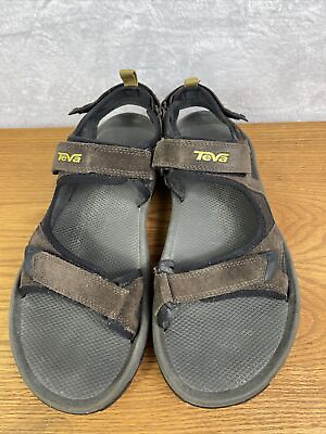 #ad Men#x27;s Teva Katavi Brown Outdoor Comfort Hiking Sandals Sz 11 $25.00
