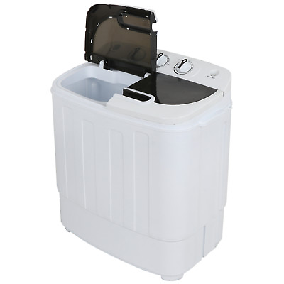 #ad Compact Mini Twin Tub Washing Machine Portable 13lbs Laundry Washer and Dryer $104.58