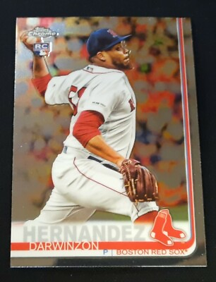 #ad G196 Topps 2019 Chrome Update Baseball #30 Darwinzon Hernandez Boston Red Sox RC $1.99
