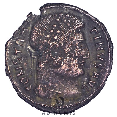 #ad Roman coin Constantine I Nummus Reverse Door Camp Military RIC.153 326 328 $42.93